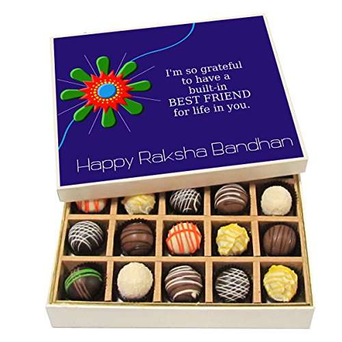 Buy Chocholik Rakhi Gift Box I M So Grateful To Have Best Friend For Life In You Dark Milk White Chocolate Truffles 20pc Features Price Reviews Online In India Justdial Try to avoid dry chocolates that in the really good dark chocolate out there the fats help to slow the process of sugar absorption thereby making the insulin spike less severe. justdial