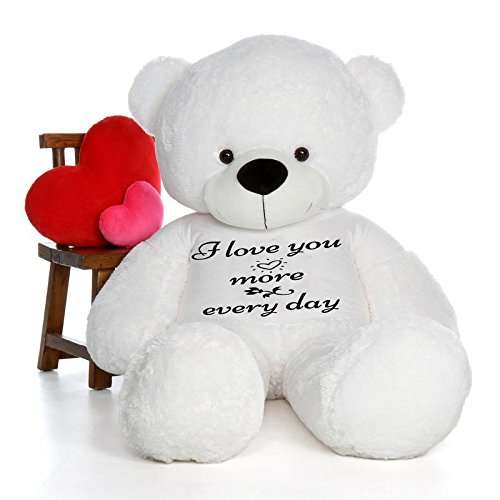 white teddy bear online shopping