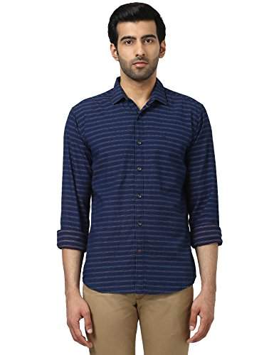 raymond men's plain slim fit formal shirt