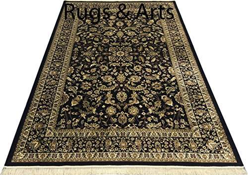Rugs Amp Arts Traditional Silk Kashmiri Design Carpet For Living Room Hall And Bedroom Floor Black 3 X 5 Feet 90x150 Cm Color Features Reviews In India Justdial - 3 X 5 Rugs In Cm Rugs Amp Arts Traditional Silk Kashmiri Design Carpet For Living Room Hall And Bedroom Floor Black 3 X 5 Feet 90x150 Cm Color Features Reviews In India Justdial - 3 X 5 Rugs In Cm