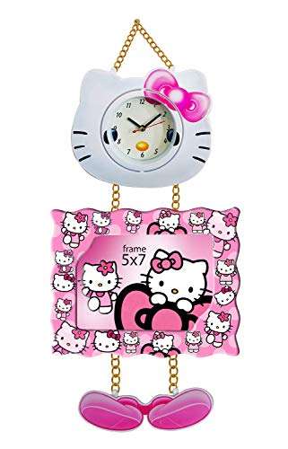 Buy Kabello Home Decor Cartoon Wall Hanging Clock And Photo Frame For Kids 30 Grams Pack Of 1 Features Price Reviews Online In India Justdial