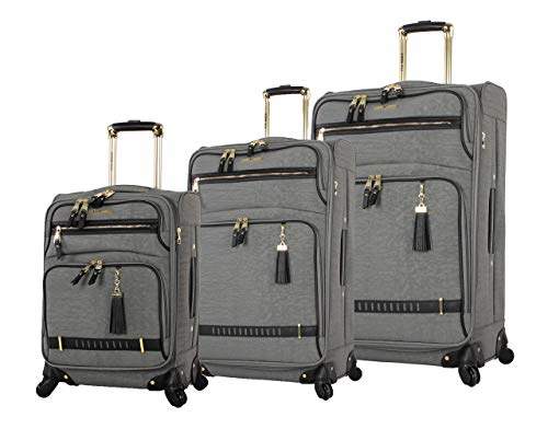 grey suitcase set