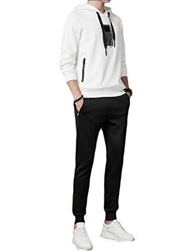 white sweatsuit