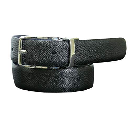 genuine leather reversible belt