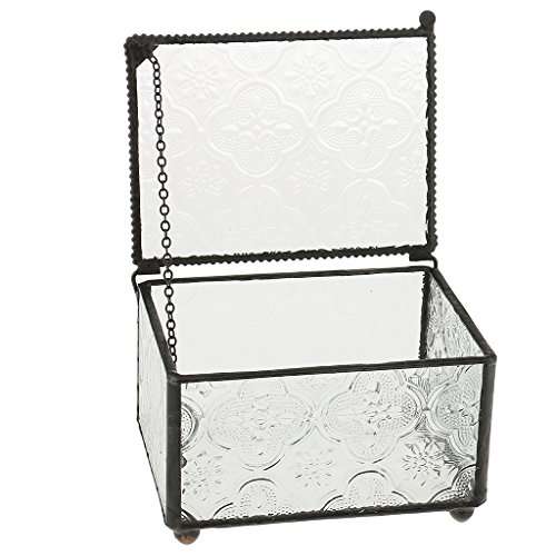 Buy Evalue Vintage Cube Shape Clear Glass Terrarium Box Jewelry Box Tabletop Succulent Plant Fern Moss Display Vase Features Price Reviews Online In India Justdial
