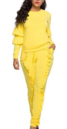 ruffle sweatsuit
