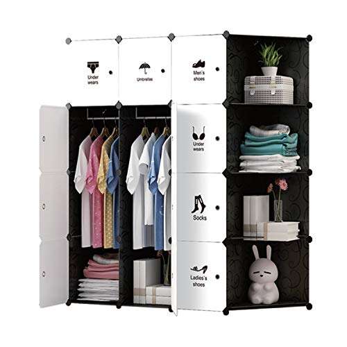 Buy Gtc Multi Use Clothes Organizer Bookcase Storage Cabinet Wardrobe Closet 110 5 X 47 X 146 Cm Cloth Rack It N Stw S007 Features Price Reviews Online In India Justdial