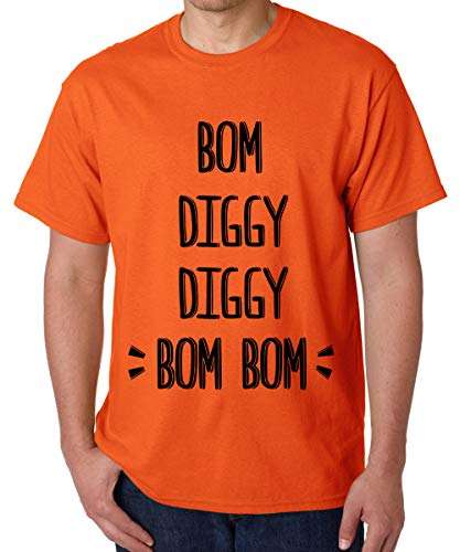 Buy Caseria Men S Cotton Graphic Printed Half Sleeve T Shirt Bom Diggy Diggy Bom Orange Md Features Price Reviews Online In India Justdial Bom diggy is a song by british asian singers zack knight and jasmin walia.