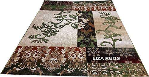 Buy Liza Rugs New Modern Design Home Carpet Multi Colour 6x8 Feet Features Price Reviews Online In India Justdial