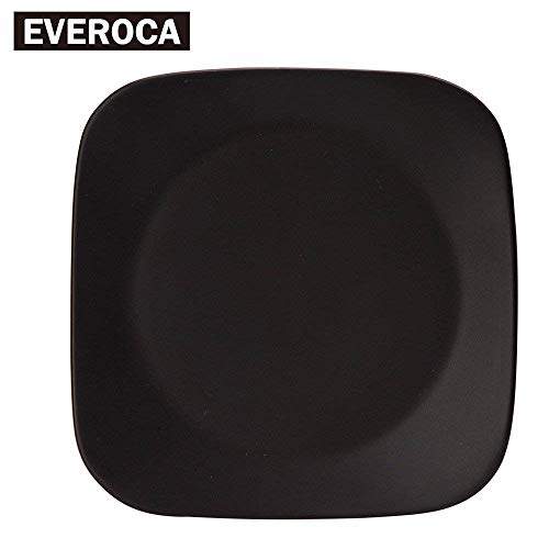 Buy Fashlady Ceramic Pure Black Dinnerware Ceramic Plate Bone China Porcelain Matte Bowl Divided Plate Saucer Dish Features Price Reviews Online In India Justdial