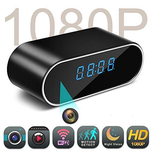 NEW 1080P Spy Camera WiFi Hidden Wireless Night Vision Security Nanny Cam Alarm