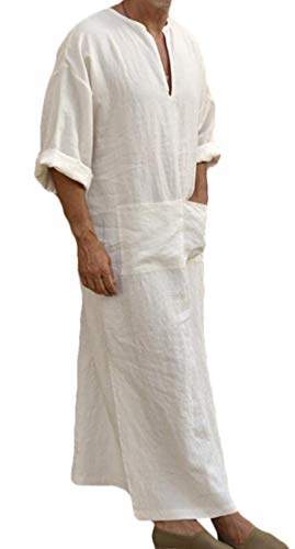 linen kaftan mens