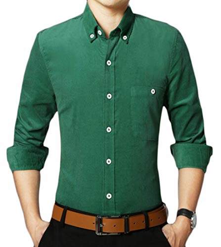 mens slim fit corduroy shirt
