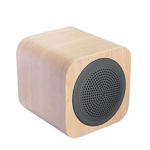 wood grain bluetooth speaker