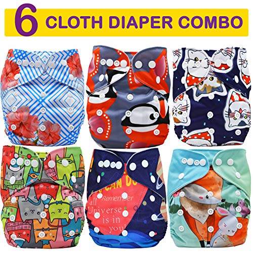 Buy Bembika Polyester Washable Reusable Cloth Diaper For Babies 0 2 Years Combo Of 6 Features Price Reviews Online In India Justdial