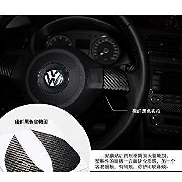 Buy For Volkswagen Vw Golf 6 Mk6 Polo Jetta Mk5 Mk6 Bora Steering Wheel Sticker Car 3d Sticker Carbon Fiber Sticker 2pcs Per Set Features Price Reviews Online In India Justdial
