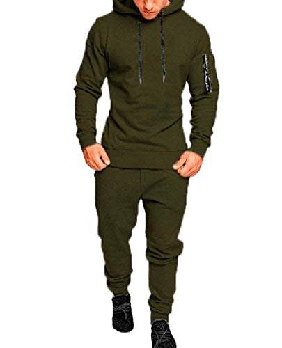 army green sweatsuit