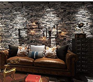 Buy 3d Culture Stone Brick Wallpaper Vintage Brick Wallpaper Cafe Bar Restaurant Clothing Store Pvc Brick Wallpaper Color 35035 Dimensions 5 3 Features Price Reviews Online In India Justdial