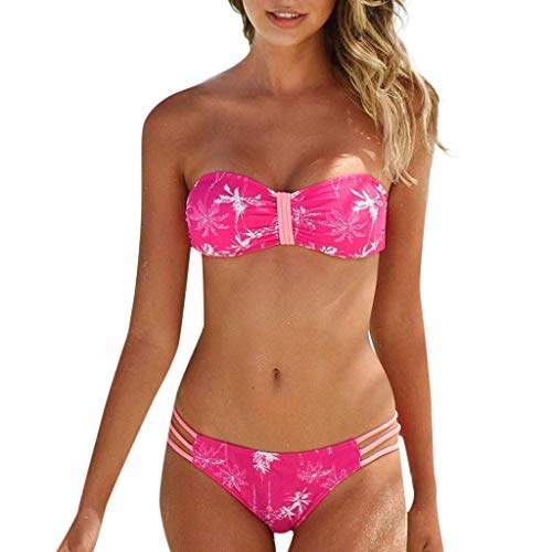 pink two piece bikini