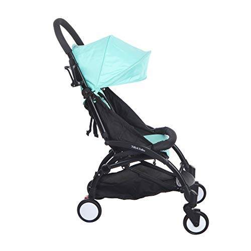 mint green stroller