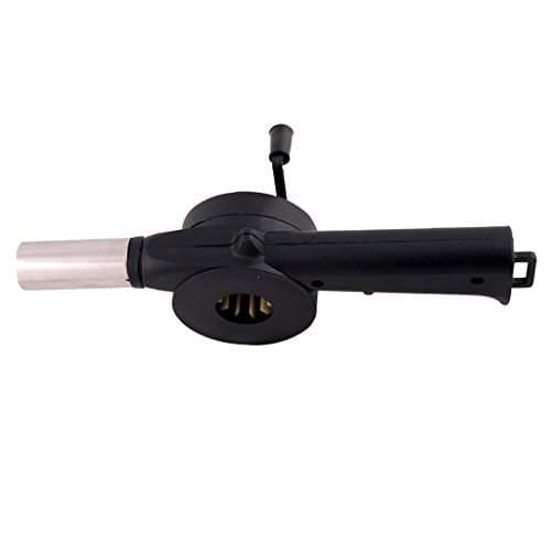 Hand Crank Barbecue Fan Air Blower Cooking BBQ Briquets Fire Bellows Outdoor *#