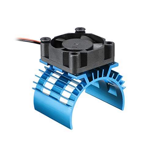 Buy Uxcell Aluminum Electric Engine Motor Heatsink With Cooling Fan Blue For Diy Brushed Brushless Motor Features Price Reviews Online In India Justdial