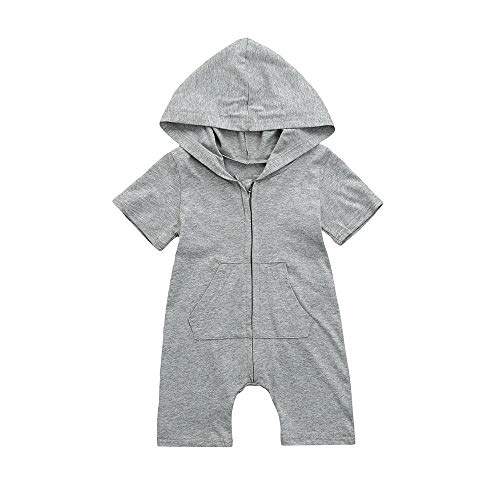 hooded romper baby girl