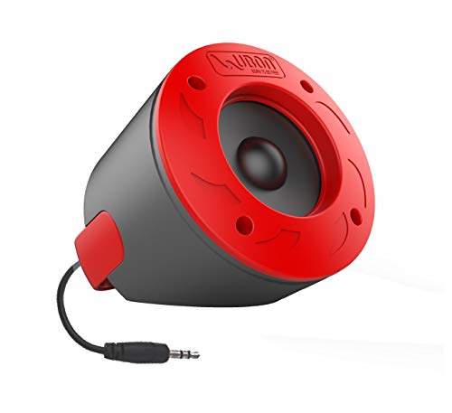 red pc speakers