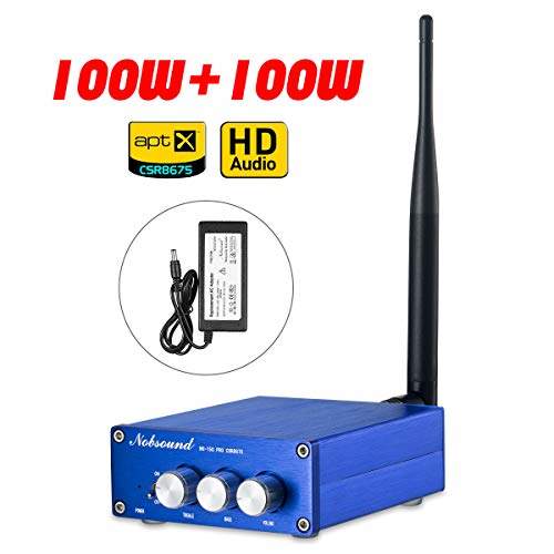 Buy Nobsound Ns 15g Pro Csr8675 Bluetooth 5 0 Aptx Hd Power Amplifier Audio Amp Wireless Receiver For Home Speakers 0w 100w X 2 Features Price Reviews Online In India Justdial