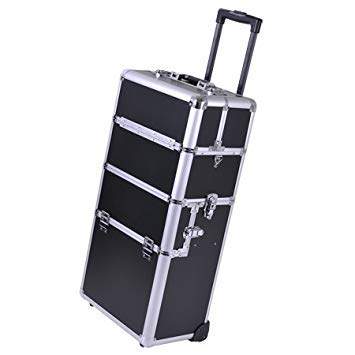 Aluminum Rolling Train Cosmetic - Rolling Train Makeup Case Aluminum Rolling Train Cosmetic - Rolling Train Makeup Case