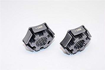 2Pcs Gray Silver 10mm Thickness Traxxas X Maxx 4X4 Upgrade Parts Aluminum Wheel Hex