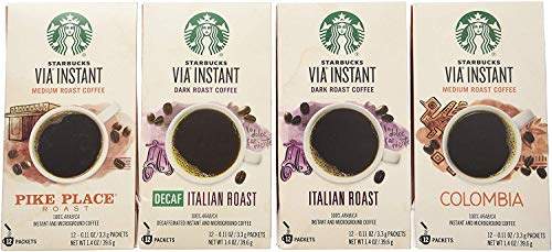 Buy Starbucks Via Instant Coffee Bundle 48 Packets Of Assorted Flavors Features Price Reviews Online In India Justdial