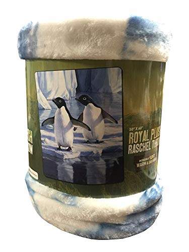 Buy Royal Plush Raschel Throw Blanket Penguin Pair 50 In X 60 In By Northwest Features Price Reviews Online In India Justdial