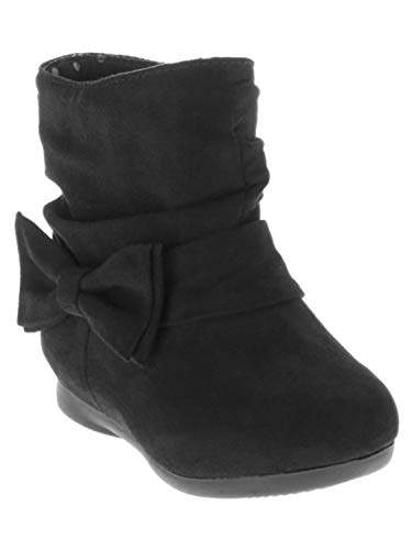 girls black dress boots