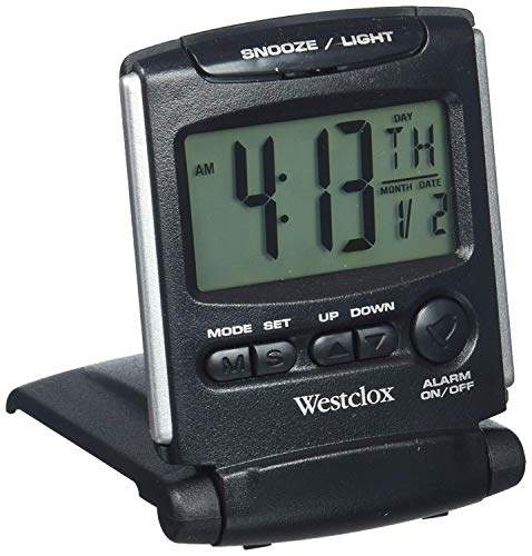 Westclox 72028 Travel Alarm Clock Bluelight Lcd Features Reviews In India Justdial Westclox 72028 Travel Alarm Clock, Westclox Digital Alarm Clock