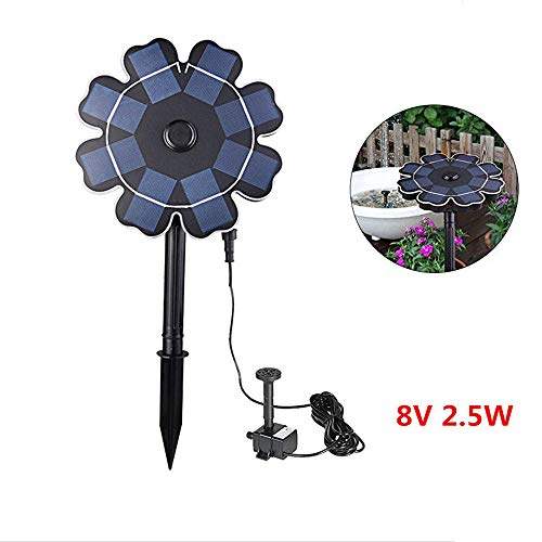 Buy Fidgetgear Solar Fountain Pump Solar Powered Birdbath Fountain Flower Shape Water Pump Outdoor Garden Pool Decoration Features Price Reviews Online In India Justdial