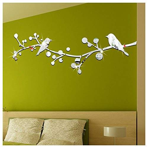 Slb Works 3d Bird Branch Mirror Effect Wall Stickers Fashion Design Art Decals Home D V3l6 Features Reviews In India Justdial - Bird Wall Sticker Mirror Slb Works 3d Bird Branch Mirror Effect Wall Stickers Fashion Design Art Decals Home D V3l6 Features Reviews In India Justdial - Bird Wall Sticker Mirror