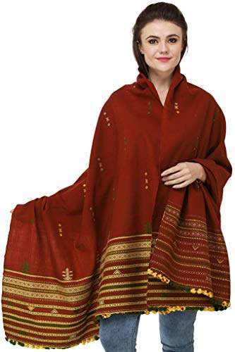 Exotic India Shawl from Kutch with Embroidered Mirrors