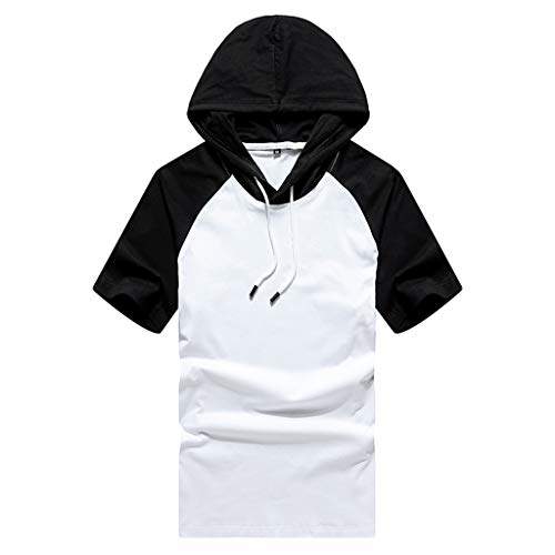 hooded t shirt short sleeve