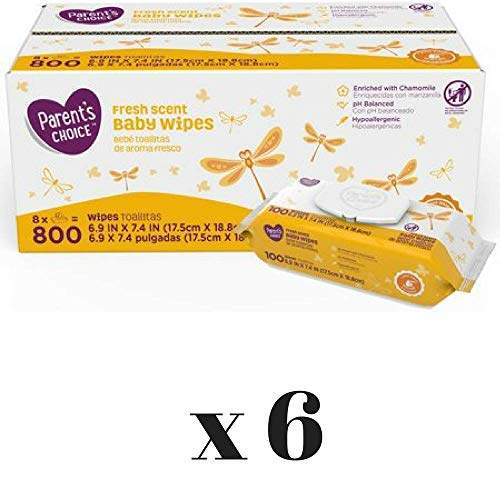 parents choice wipes fresh scent