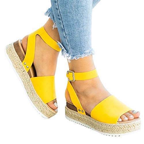 yellow summer shoes