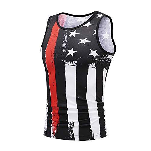 american flag singlet mens