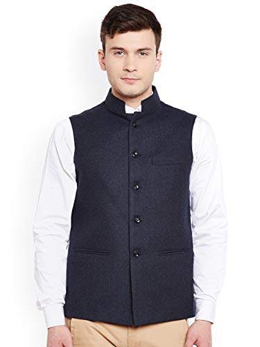 denim nehru jacket