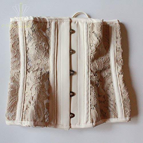 steel boned corset before and after