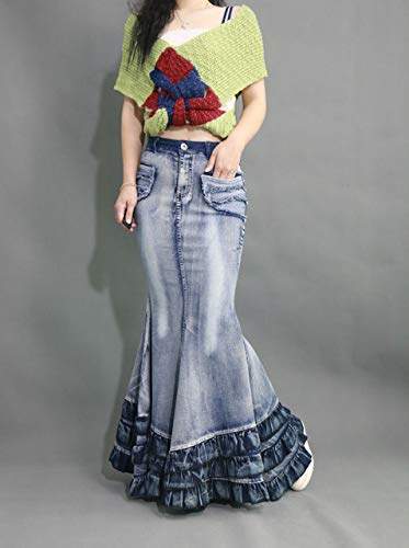 jeans long skirt online
