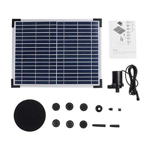 Buy Rishil World Dc40q 1702 Solar Power Fountain Kit Solar Panel Garden Solar Fountain Landscape Floating Fountain Water Pump Features Price Reviews Online In India Justdial