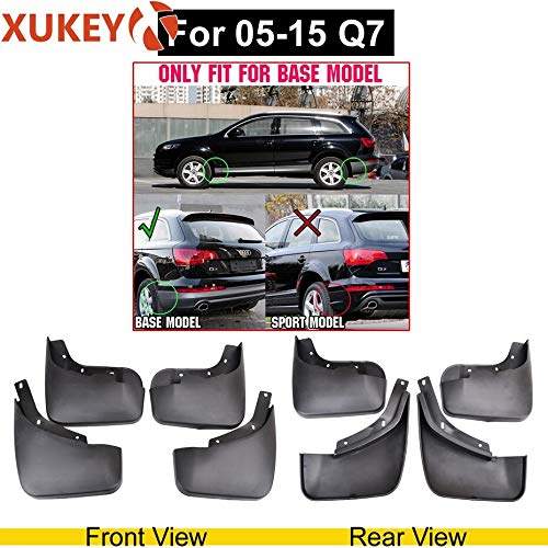 Buy Genuine Xukey Car Mud Flaps For Audi Q3 Q5 Q7 Mudflaps Splash Guards Mud Flap Mudguards Fender Front Rear Car Accessories Features Price Reviews Online In India Justdial