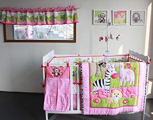 baby pink cot bedding