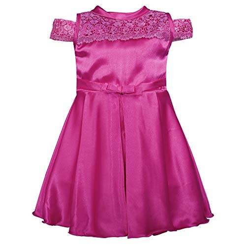 satin frock for baby girl