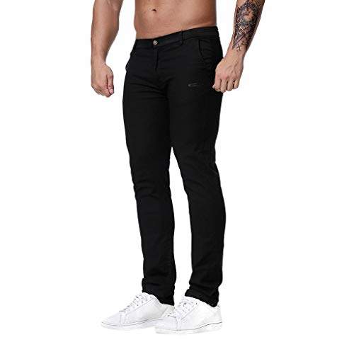 casual black work pants